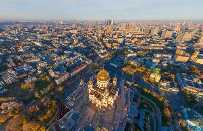 Виды на Москву с высоты 55-го этажа | Пикабу