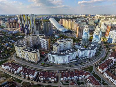 Москва и область. Вид сверху.