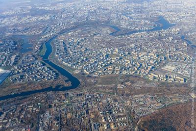 Вид сверху: Москва высокая.