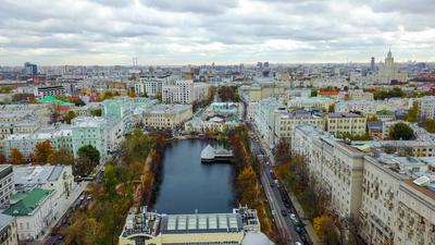 Вид сверху. Раменки, Москва. | Пикабу