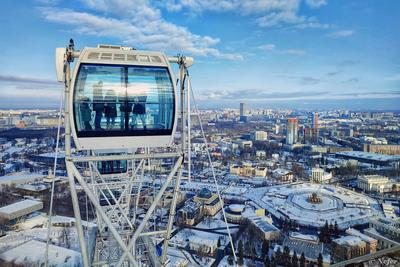 Москва. Вид сверху. | Пикабу