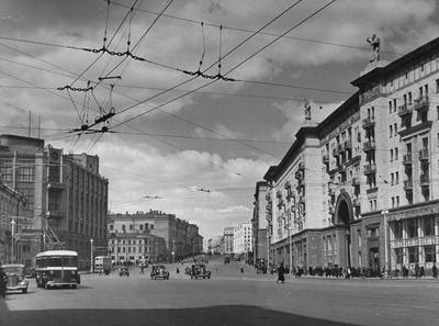 Москва во время войны - Памятные места Луговой