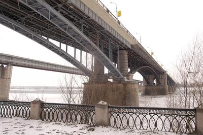 Строительство Бугринского моста в Новосибирске. Стыковка сводов арки: gelio  — LiveJournal