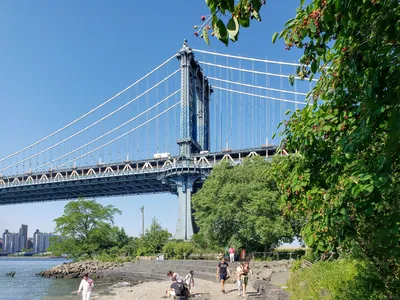 Прогулка по Бруклинскому мосту и окрестностям! Отдых в Америке глазами  туриста - YouTube