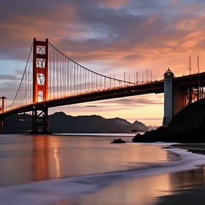 Золотой мост Сан Франциско - 62 фото