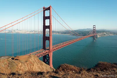 Панорама моста золотые ворота» в Сан-Франциско, Калифорния и города ночью  Стоковое Изображение - изображение насчитывающей америка, франциско:  184060251