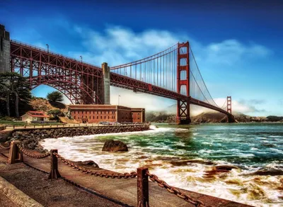 Золотые ворота мост в Сан-Франциско, Калифорния, США стоковое фото ©encrier  99455898