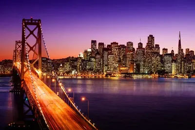 Панорама моста золотые ворота» в Сан-Франциско, Калифорния и города ночью  Стоковое Изображение - изображение насчитывающей америка, франциско:  184060251