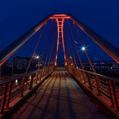 Мосты и реки Красноярска. Фотографии.