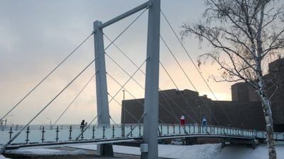 Мост через Енисей на транспортном обходе Красноярска — Википедия