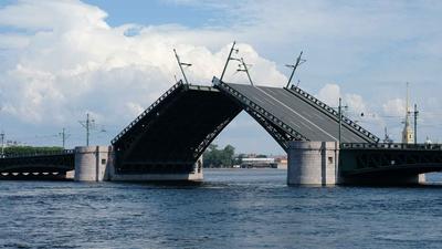 Дворцовый мост в Санкт-Петербурге, Питере, СПБ