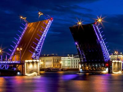 Развод мостов в Санкт-Петербурге - YouTube