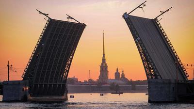 Картина Городской пейзаж \"Мосты Санкт-Петербурга N3\" 60x90 JR190120 купить  в Москве