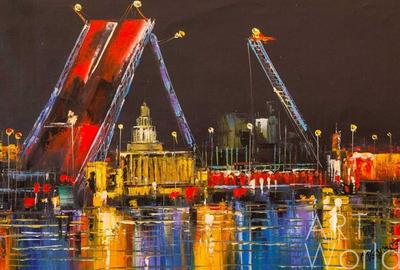 Цветные мосты Санкт-Петербурга - Красный мост, Мосты, Архитектура, Санкт- Петербург