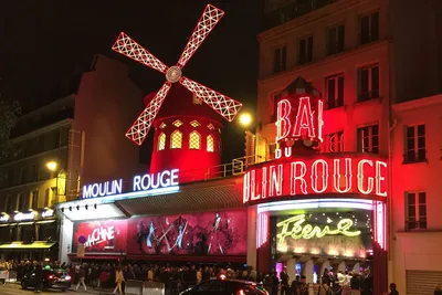 Moulin Rouge - Paris - 1900 Painting by Jo King | Saatchi Art