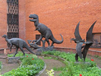 Музей динозавров в Москве фото