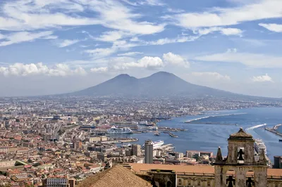 Panoramic View of Naples Napoli Campania Southern Italy Italian Peninsula  Italia Europe Stock Photo - Alamy