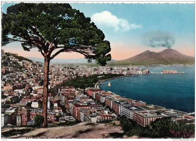 Италия Неаполь Вид на море 4k» — создано в Шедевруме