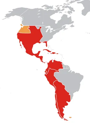 Население и политическая карта Южной Америки