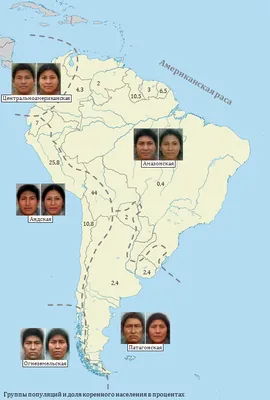 Расовый состав Южной Америки