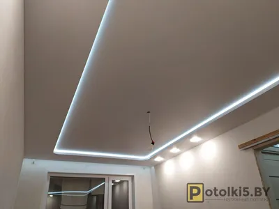 Двухуровневые натяжные потолки в Минске - цена за м2 на многоуровневую  конструкцию