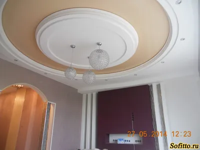 Кремовый матовый натяжной потолок: цена за м², стоимость установки в Москве
