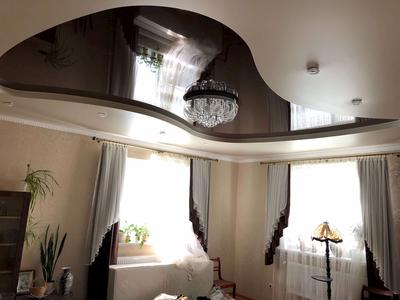 Натяжные потолки в частном доме (деревянном) – цена с установкой за 1 м2 в  Москве