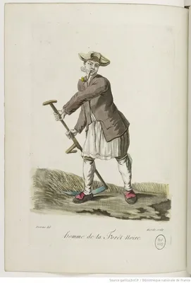 Французский национальный костюм Иллюстрация вектора - иллюстрации  насчитывающей женщина, характер: 33410996