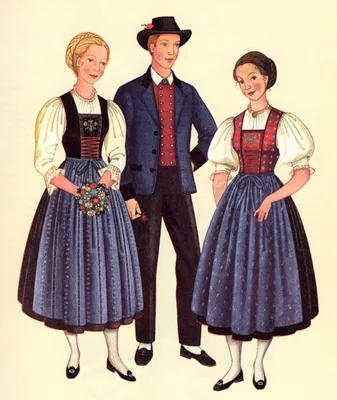 Традиционная одежда поволжских немцев
