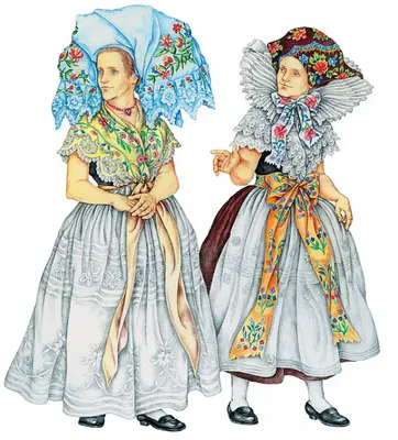 Румынский национальный костюм.