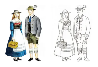 Новый немецкий костюм для девочек на Октоберфест, традиционный баварский  национальный костюм, костюм горничной | AliExpress