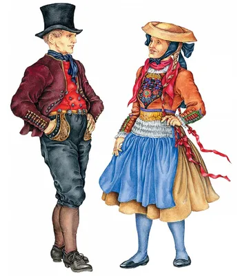Национальный костюм баварки: платье (Германия) купить в Рязани