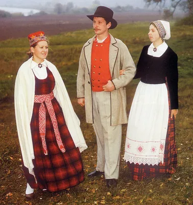 Латышский национальный костюм (71 фото)