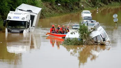 Застрахованный ущерб от наводнений в Германии вырос до 5,5 миллиарда евро -  РИА Новости, 27.07.2021