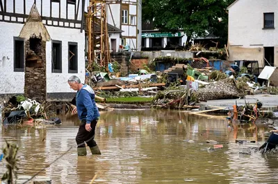 Мы никогда не видели такой катастрофы». В Германии из-за наводнения погибли  как минимум 80 человек, более тысячи — пропали без вести. Фото — Новая  газета