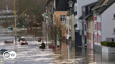 Глобальное наводнение в Германии. Фото – DW – 05.01.2024