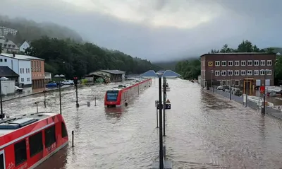 Наводнение в Германии в июне-июле 2021 видео | ✓ Go to Munich