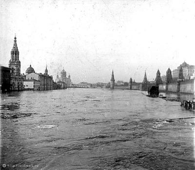 Большое московское наводнение 1908 г. | moscowwalks.ru