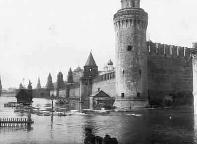 Фото \"Наводнение в Москве\", апрель 1926, г. Москва - История России в  фотографиях