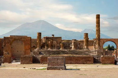 Panoramic View Of Pompeii Excavation Site And Mount Vesuvius, Naples, Italy  Stock Photo, Picture and Royalty Free Image. Image 59431035.