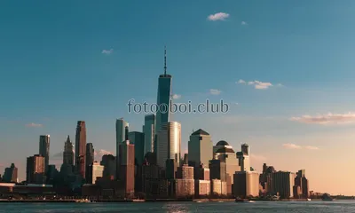 Обои панорама, нью йорк, небоскребы, америка, вид сверху на рабочий стол