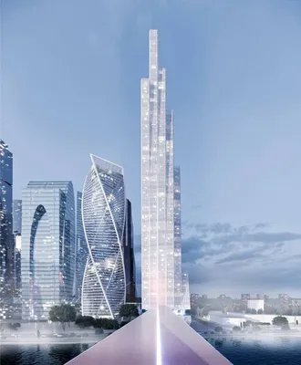В \"Москва-Сити\" появится новый небоскреб возле моста \"Багратион\" -  Российская газета