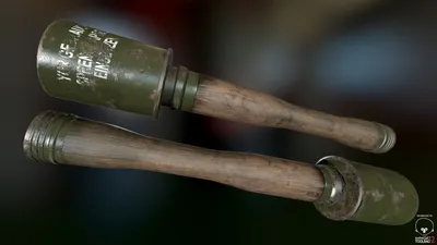Немецкая ручная граната M-24: купить макет в магазине сувенирного оружия в  Москве