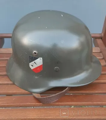 Каска немецкая гансовская шапка с дыркой М37