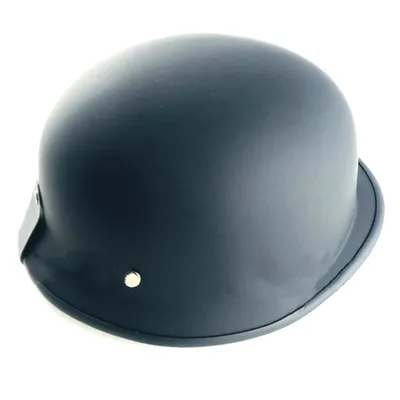 Шлем-каска немецкая черная матовая с очками (ID#1546299121), цена: 1296 ₴,  купить на Prom.ua