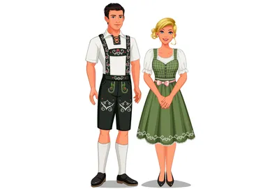 Немецкое национальное платье - 72 photo