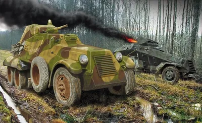 Предки «Бумеранга» - колесные танки Второй мировой - КОЛЕСА.ру –  автомобильный журнал