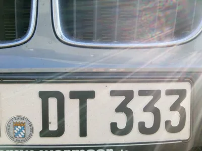 Немецкие номера на автомобиль «SAIPULA»