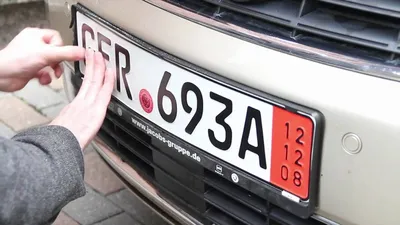 Немецкие номера на автомобиль «SCL6215»