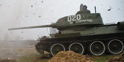 Немецкие танки на марше у населенного пункта Ковынево - Retro photos